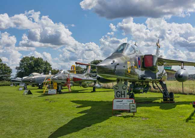Aviation Museum, Jaguar, Hunter and Meteor